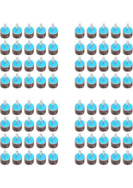 80 Paket Monteli Mop Zımpara 80 Grit Alüminyum Oksit Zımpara Mop Zımparaları Matkap - Aşındırıcı Taşlama Aleti (Yurt Dışından)