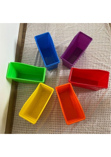 Kitap ve Klasör Tutucu, Sınıf Için, Plastik Dikey Depolama Düzenleyici Klasörler, Ofis Organizasyonu, 6 Adet (Yurt Dışından)