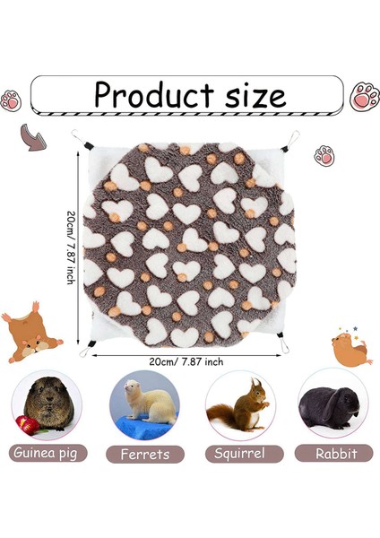 4 Adet Gine Domuzu Sıçan Hamak Gine Domuzu Hamster Gelincik Asılı Hamak Oyuncaklar Yatak Küçük Hayvanlar Için Küçük (Yurt Dışından)