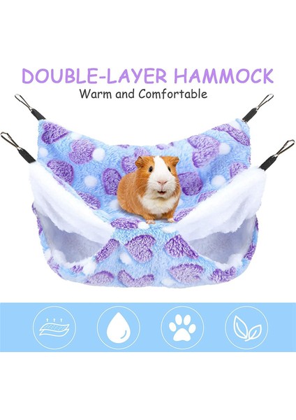 4 Adet Gine Domuzu Sıçan Hamak Gine Domuzu Hamster Gelincik Asılı Hamak Oyuncaklar Yatak Küçük Hayvanlar Için Küçük (Yurt Dışından)