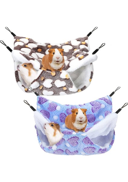 4 Adet Gine Domuzu Sıçan Hamak Gine Domuzu Hamster Gelincik Asılı Hamak Oyuncaklar Yatak Küçük Hayvanlar Için Küçük (Yurt Dışından)