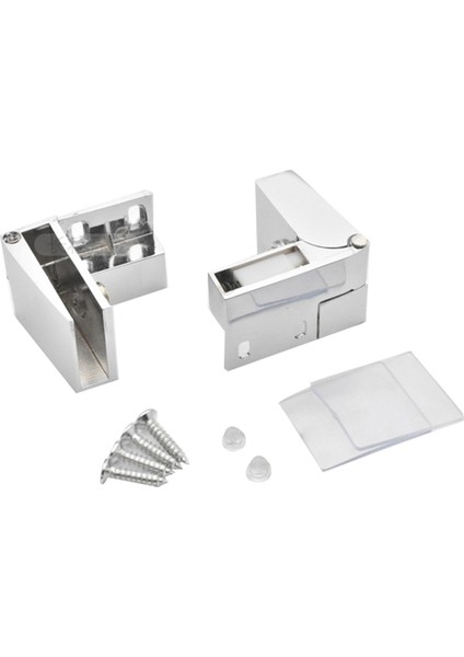 24'lü Paket Cam Kapı Menteşeleri Cam Dolap Kapı Menteşesi Cam Şarap Dolabı Menteşesi Cam Teşhir Menteşesi (Yurt Dışından) indirimleri