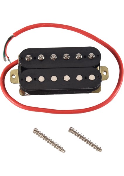 4x Elektro Gitar Humbucker Manyetikler Köprü Alnico V Siyah (Yurt Dışından)