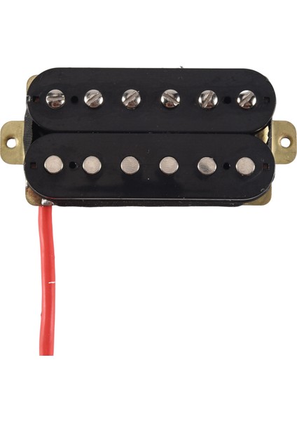 4x Elektro Gitar Humbucker Manyetikler Köprü Alnico V Siyah (Yurt Dışından)