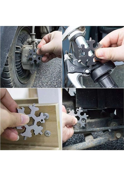 2 Adet Taşınabilir Çok Fonksiyonlu Kar Tanesi Anahtarı Alaşımlı Çelik Altıgen Evrensel 15 In 1 Sekizgen Tornavida Ev Aracı (Yurt Dışından) fırsatları