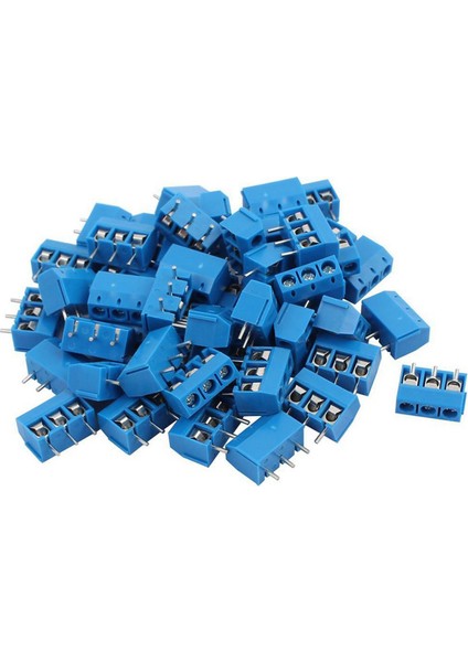 300 Adet Mavi Abs KF301-3P 5.08MM 3 Pin Bağlantı Terminali Vidalı Terminal Konnektörü (Yurt Dışından)