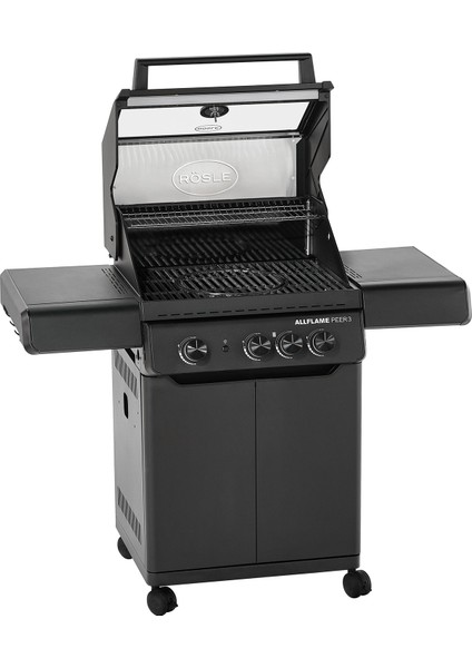 Allflame Peer 3 Siyah Gazlı Barbekü Istasyonu