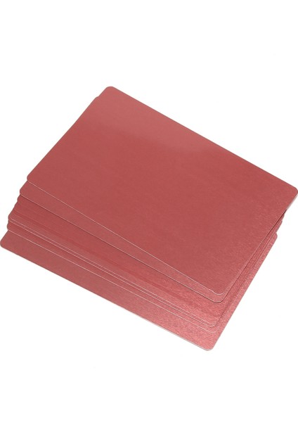 Çok Renkli Alüminyum Kartvizit Boş Kazınmış Metal Etiket Malzemesi Dıy Kart Için Cnc Gravür (160) (Yurt Dışından)