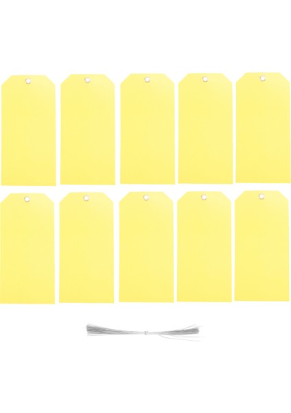 100 Adet 15,9 cm x 7,9 cm Tel Yazılabilir Askılı Etiketlerle Plastik Nakliye Etiketleri, Ekipman Otomobil Parçaları Için Nakliye (Yurt Dışından)
