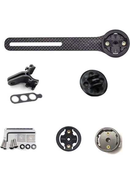 2x Karbon Fiber Bisiklet Bilgisayarı Montaj Bisiklet Yol Bisikleti Bisiklet Bilgisayar Metre Montaj Tutucu Montaj Için (Yurt Dışından) fiyatları
