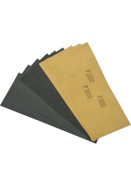 90 Adet 3000 5000 7000 Yüksek Gritli Islak ve Kuru Zımpara Kağıdı Çeşitleri Alçıpan Zımpara Kağıdı 9 x 3,6 Inç (Yurt Dışından)