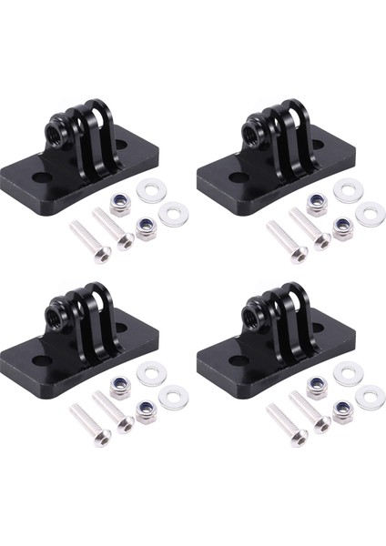 Hero 1 2 3 3+ 4 5 Session/ /sj/gitup Spor Kamera Siyah Için 4x Cnc Paraşütle Atlama Kaskı Sabit Bağlantılar (Yurt Dışından)