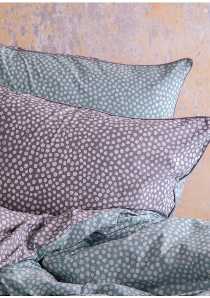 Dots Mavi Tek Kişilik Nevresim Takımı 160X220 cm