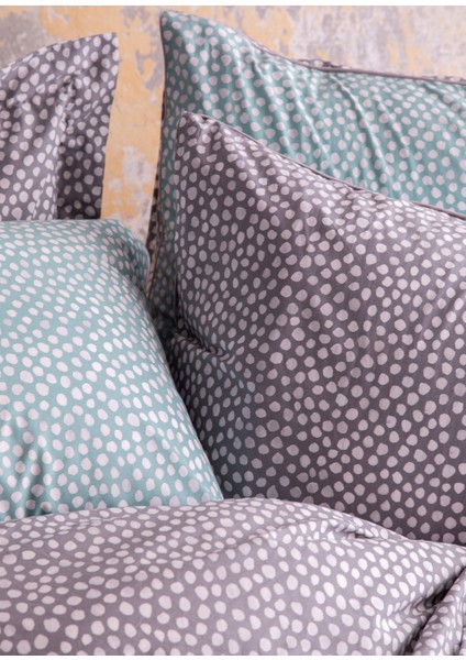 Dots Mavi Tek Kişilik Nevresim Takımı 160X220 cm
