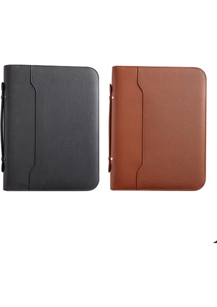 Fermuarlı Portföy Düzenleyici, Deri Padfolio Dosyası, Profesyonel Iş Düzenleyici / Belge (Kahverengi) (Yurt Dışından) indirimleri