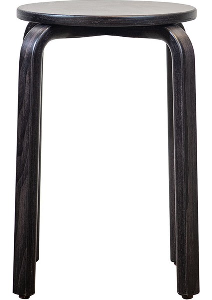 Saydam Siyah Tabure 50X34 cm