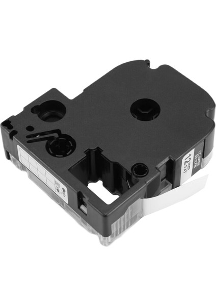 Paket Değiştirilebilir -4WBN LC-4WBN9(SS12KW) Etiket Bantları Labelworks LW300 LW400 LW500 LW700 Siyah Üzerine Beyaz 1/2 Inç x 26,2 Ayak (12 mm 8 M) (Yurt Dışından)