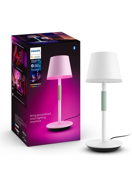 Hue Go Belle Beyaz Taşınabilir Masa Lambası