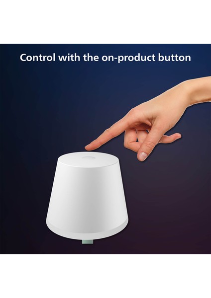 Hue Go Belle Beyaz Taşınabilir Masa Lambası fiyatları