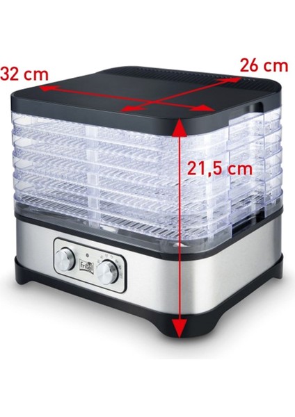 Dh 2025 Siyah 250W Meyve ve Sebze Kurutucu modelleri