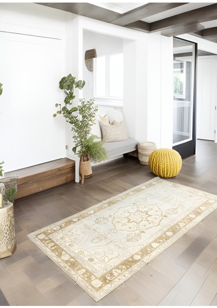 Balay Kahverengi El Dokuma Yün Halı 117X222 cm fiyatları