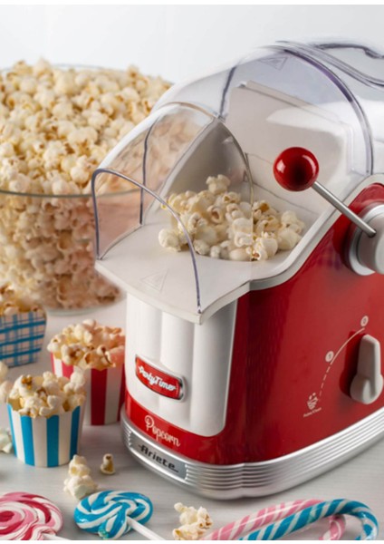 Party Time Kırmızı Popcorn Makinesi