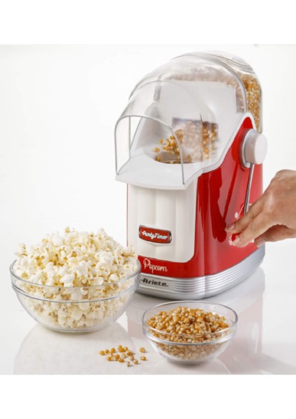 Party Time Kırmızı Popcorn Makinesi