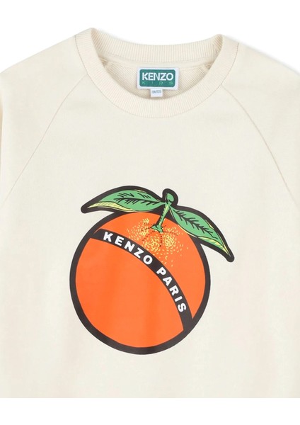 Bej Çocuk Sweatshirt