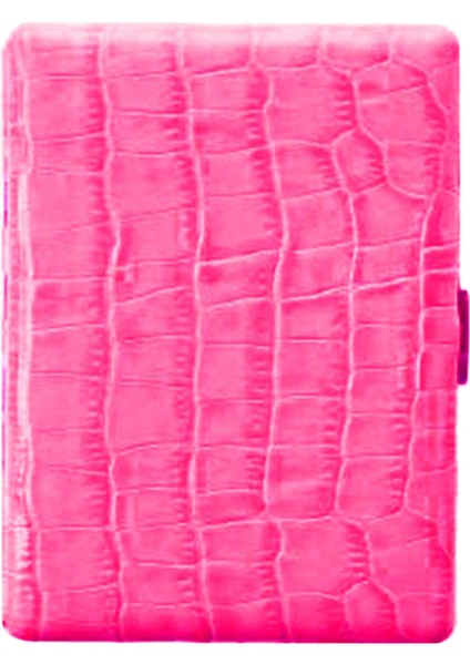 Cosmos Croco Pembe 9'lu Deri Uzun Sigara Tabakası