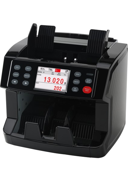 Model-120 para sayma makinesi. (6 ülke, Otomatik tanıma)