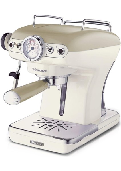 Vintage Espresso Bej Kahve Makinesi