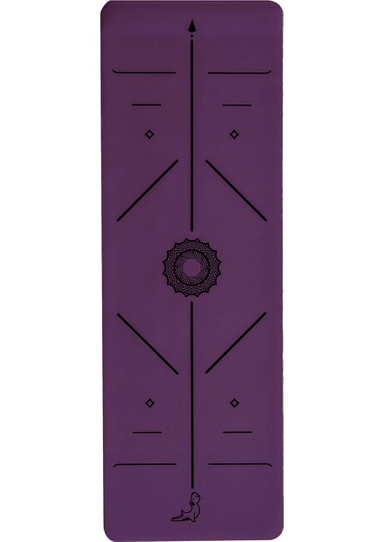 Focus Series 4.1 mm Mor Doğal Kauçuk Kaydırmaz Yoga Matı