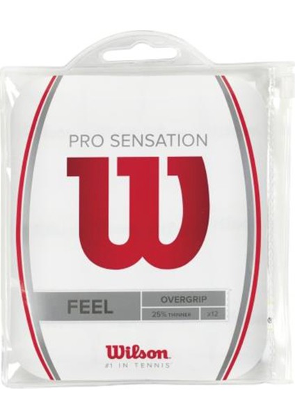 WRZ4011WH Grip Pro Sensation 12'li Beyaz Tenis Aksesuarı