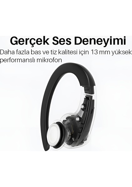 Ipx8 Movebuds H1 Ultra Net Telefon Görüşmesi Su Geçirmez 65 Saat Oynatma 5.2 Siyah Bluetooth Kulak Içi Kulaklık