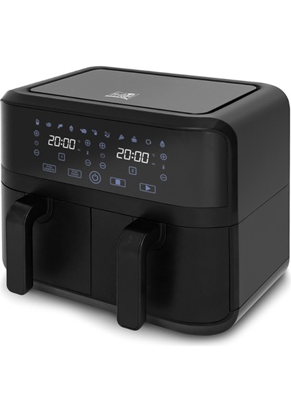 Snacktastic 8180 Duo Çift Hazneli Siyah Airfryer 2x4.5l fiyatları