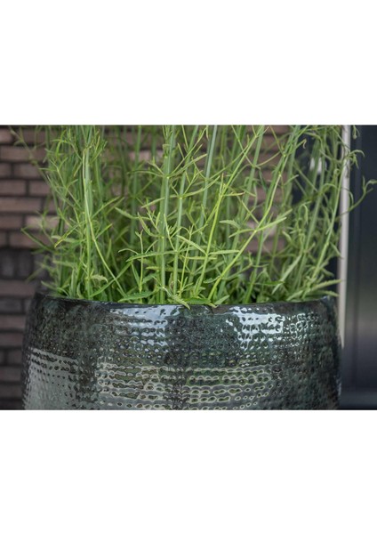 Thom Metal Siyah Saksı 44 cm modelleri
