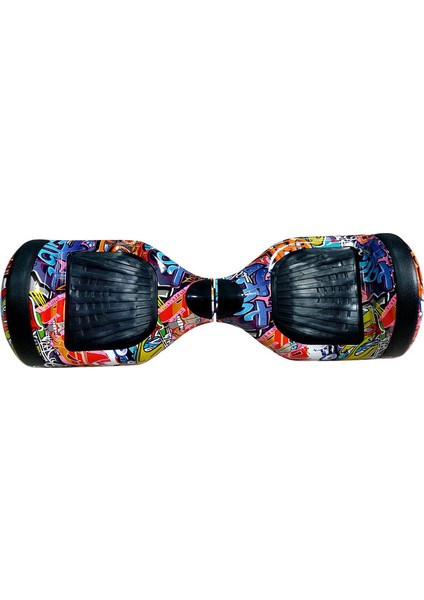 Bluetooth Hoparlörlü Akıllı Dengeli Turuncu Grafiti Desenli Hoverboard fiyatları