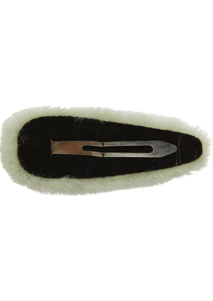Yeşil Peluş Dokulu Kız Çocuk Toka fiyatları