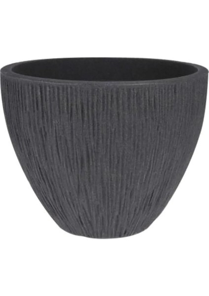 Lava Antrasit Plastik Saksı 40 x 31 cm