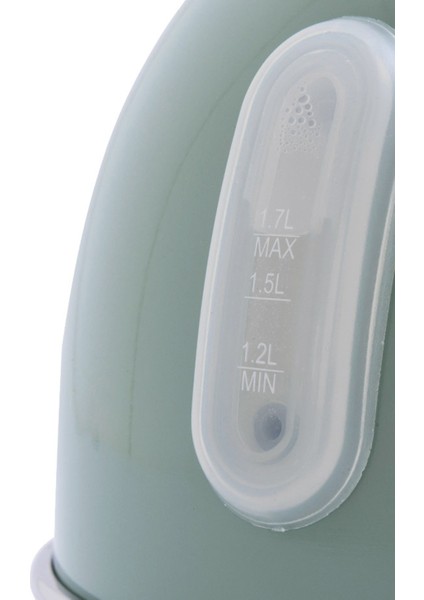 Gem Retro 1.7 Litre Yeşil Yuvarlak Su Isıtıcısı