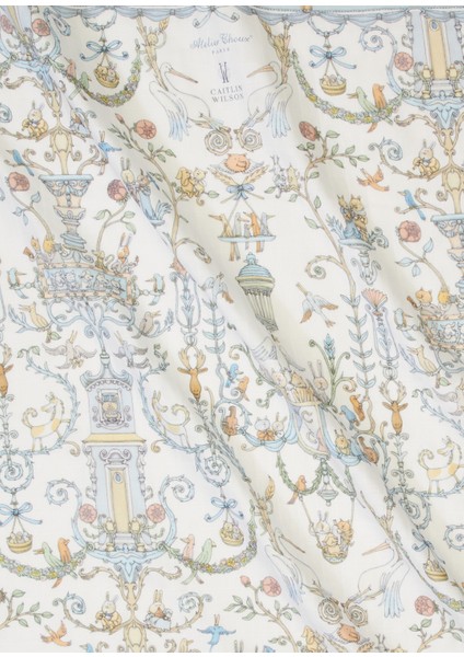 Toile De Jouy Mavi Battaniye