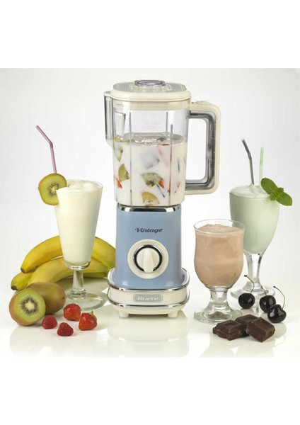 Vintage 1000 W Mavi Blender 1.5 Lt
