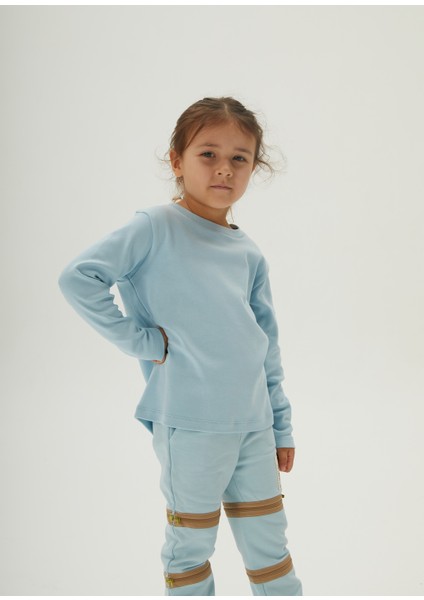 Mavi Unisex Çocuk Eşofman