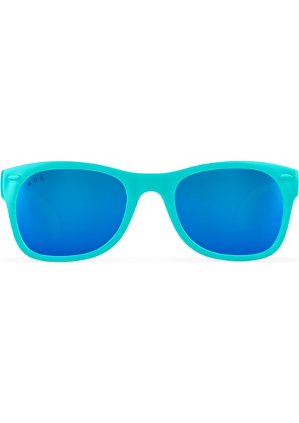 Wayfarer Model Goonies Mavi Aynalı Çocuk Güneş Gözlüğü