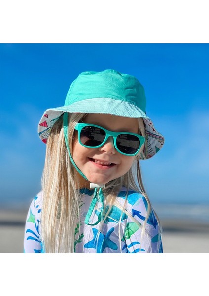 Wayfarer Model Goonies Mavi Aynalı Çocuk Güneş Gözlüğü