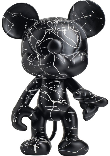 Mickey Graf Siyah Heykel