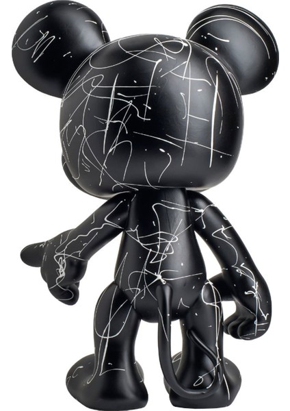Mickey Graf Siyah Heykel