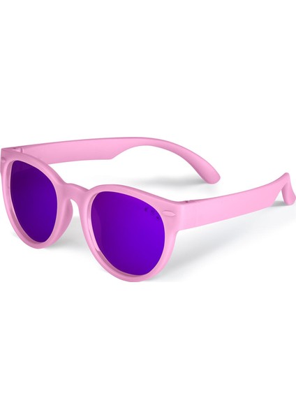 R - Toddler Popple Mor Lens Kız Çocuk Güneş Gözlüğü