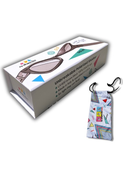 R - Toddler Popple Mor Lens Kız Çocuk Güneş Gözlüğü