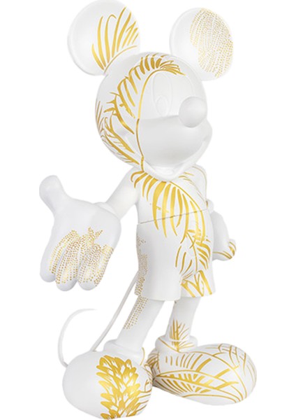 Star Style Mickey Beyaz Gold Heykel